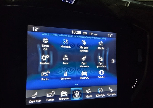 Maserati Ghibli cena 155000 przebieg: 47500, rok produkcji 2018 z Kraków małe 232